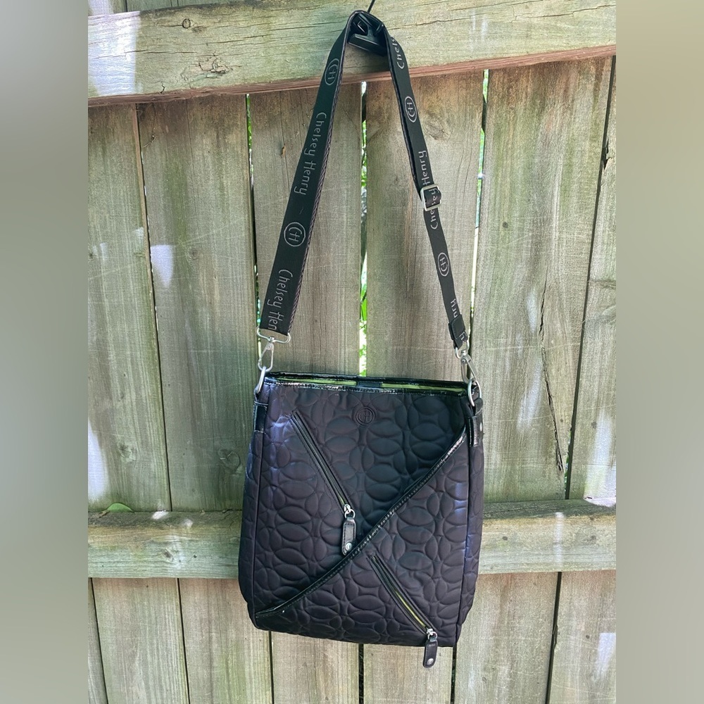 Chelsey Henry Quilted Laptop Crossbody Bag​​